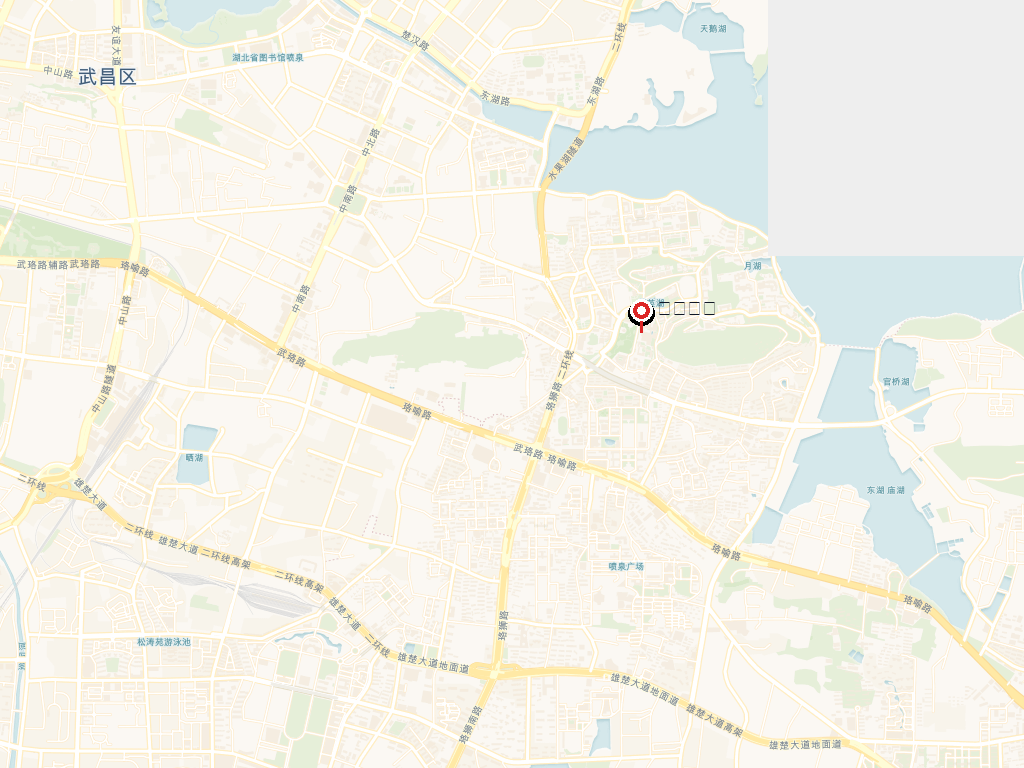 武汉大学位置地图